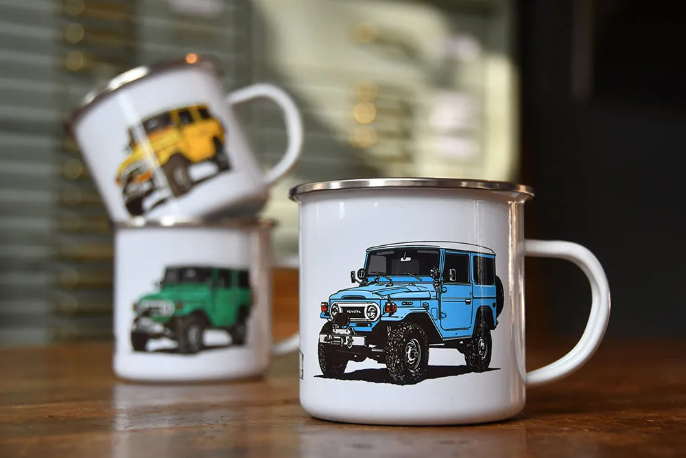 FJ40 LAND CRUISER ENAMEL MUG