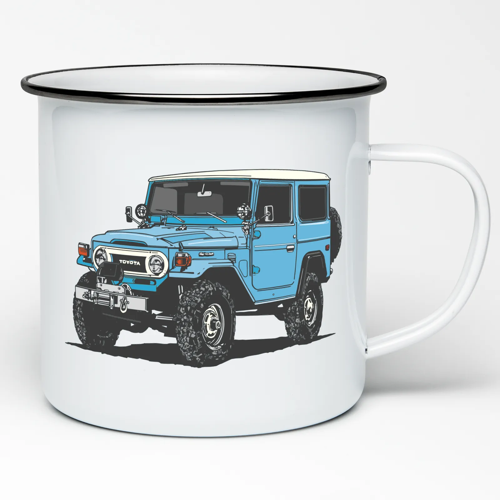 FJ40 LAND CRUISER ENAMEL MUG