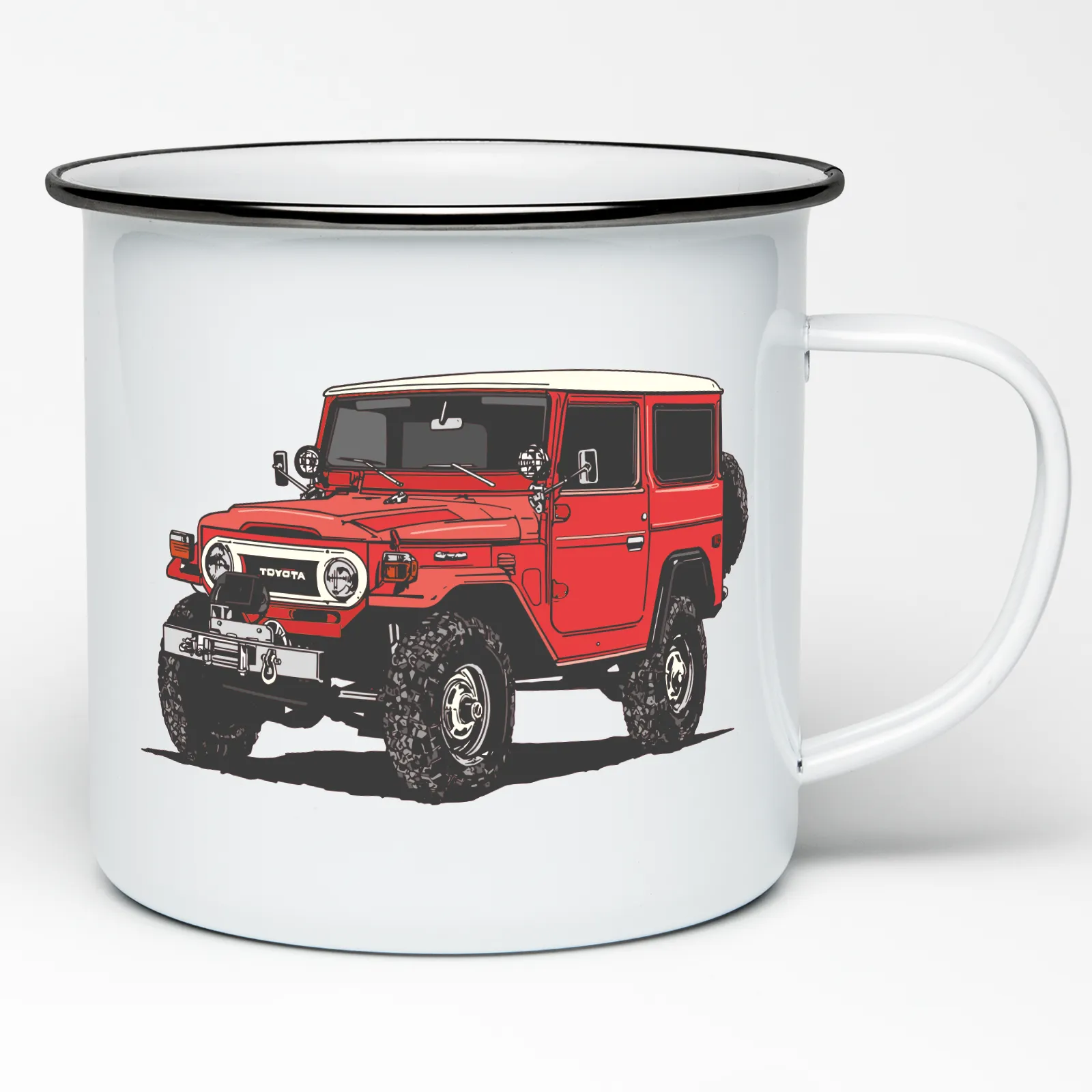 FJ40 LAND CRUISER ENAMEL MUG