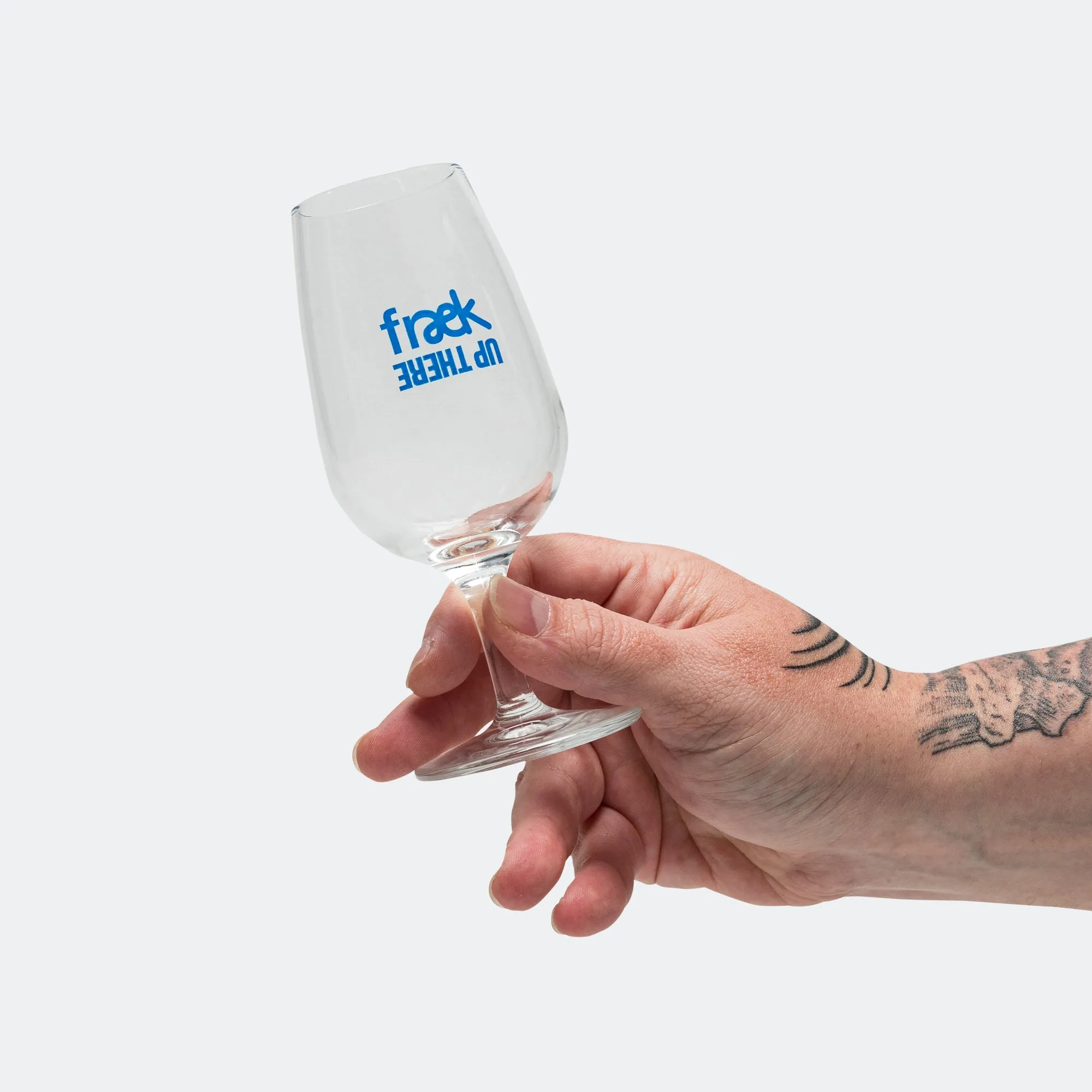 Fraek x UP THERE Wine Glass - Clear