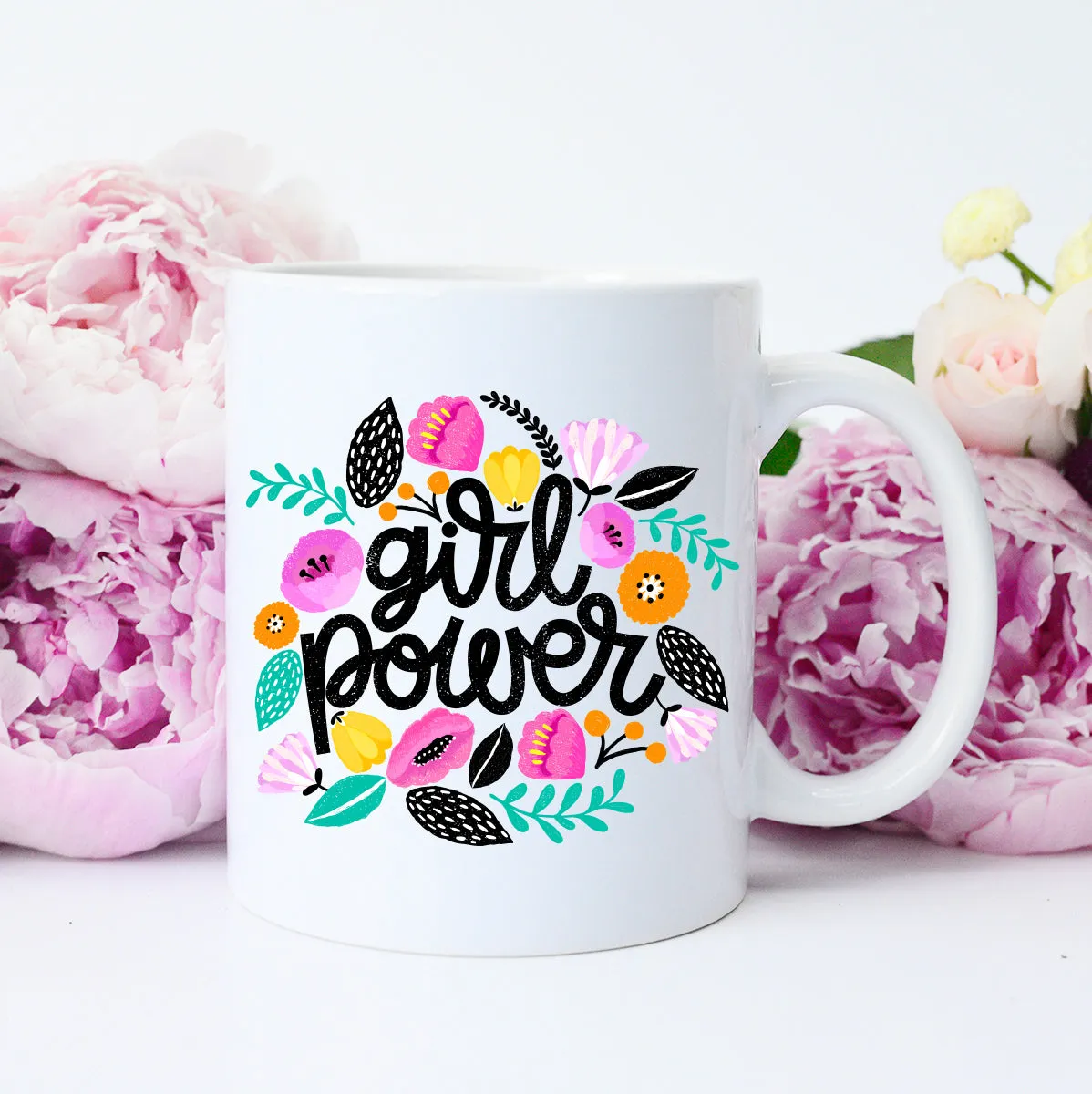 Girl Power Mug, Feminism, The Future is Female, Girl Power