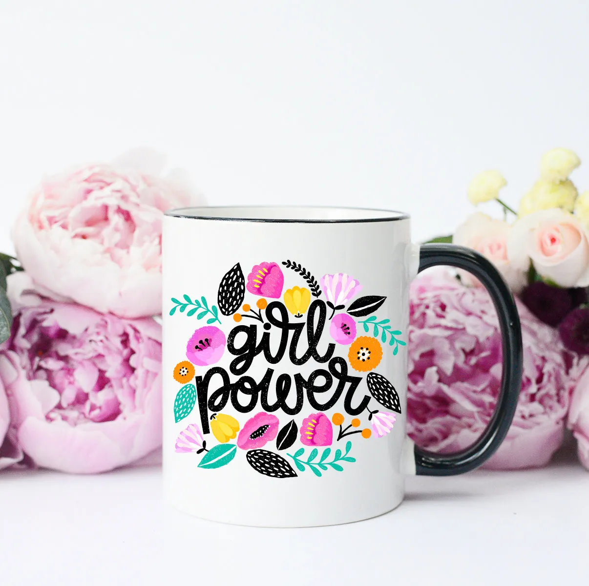 Girl Power Mug, Feminism, The Future is Female, Girl Power