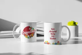 Grandma Coffee Mug | Personalized Mug with Kids Names | Mother's Day Gift | Gift for Grandma | Mothers Day Mug | Grandma Mug 11oz