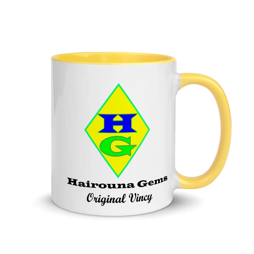 Hairouna Gems Mug with Color Inside (Left hand)