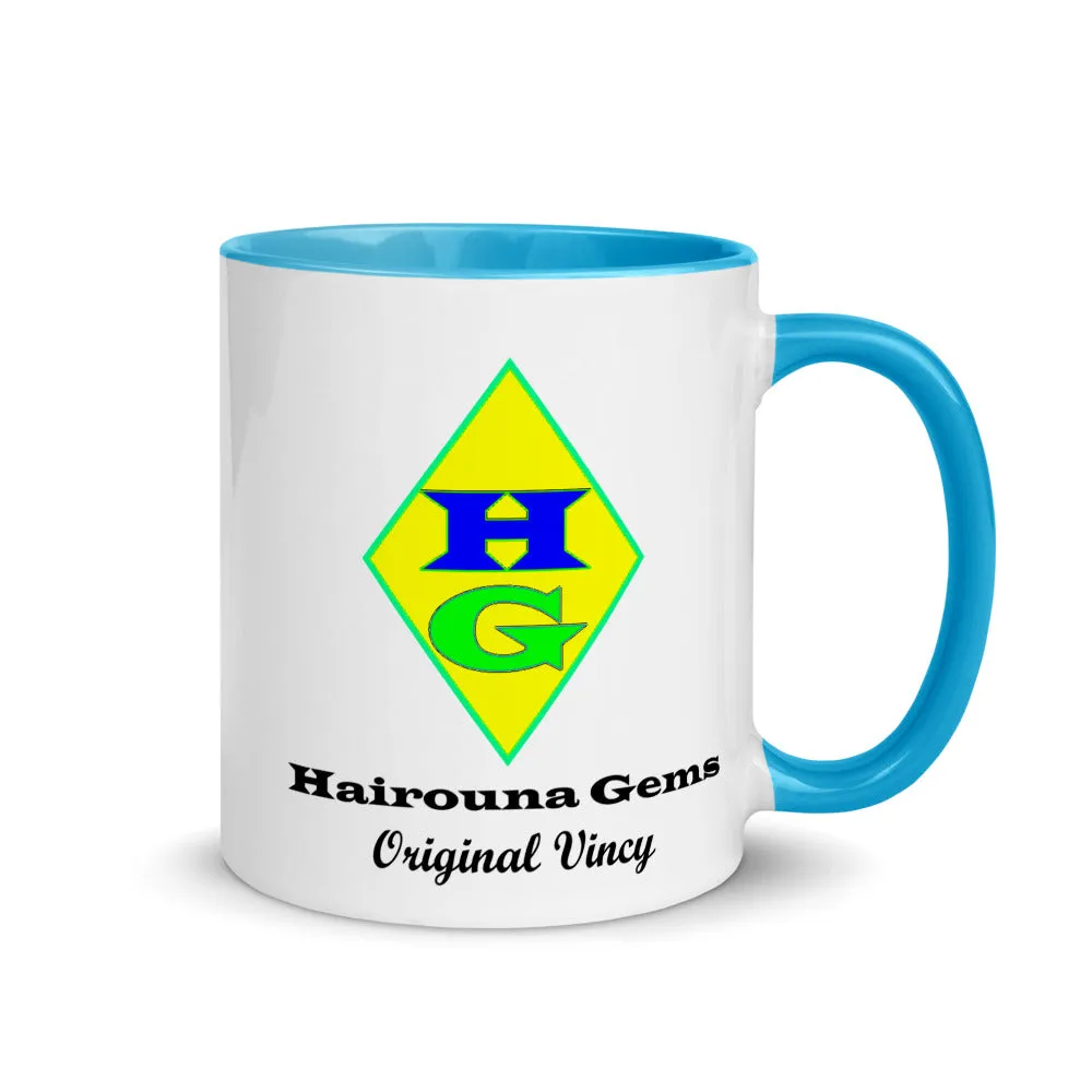 Hairouna Gems Mug with Color Inside (Left hand)