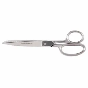 Heritage Cutlery 159C 9'' Straight Stainless Trimmer / Curved Blades