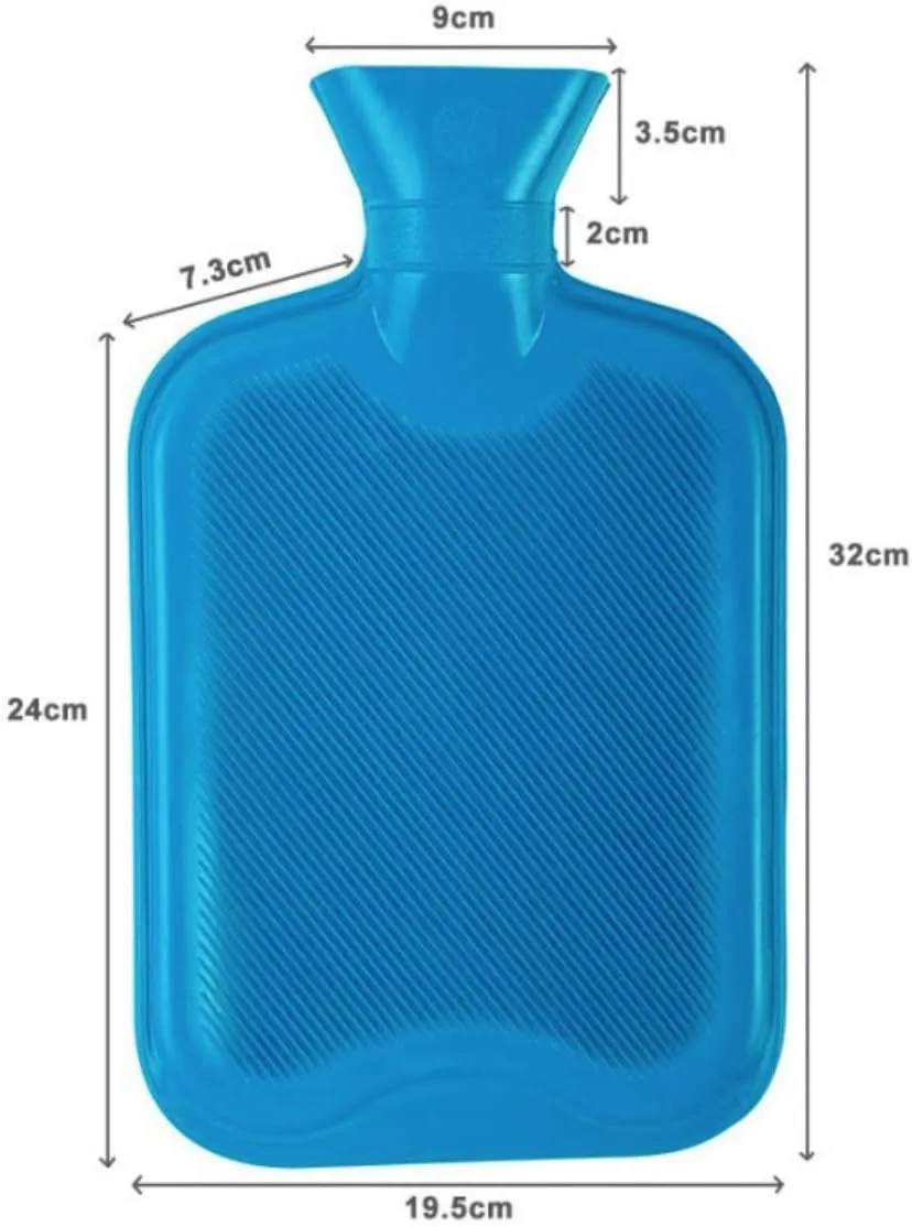 Hot Water Bottle 2 Ltr with Deluxe Plush Cover