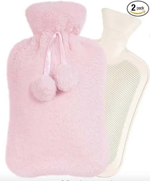 Hot Water Bottle 2 Ltr with Deluxe Plush Cover