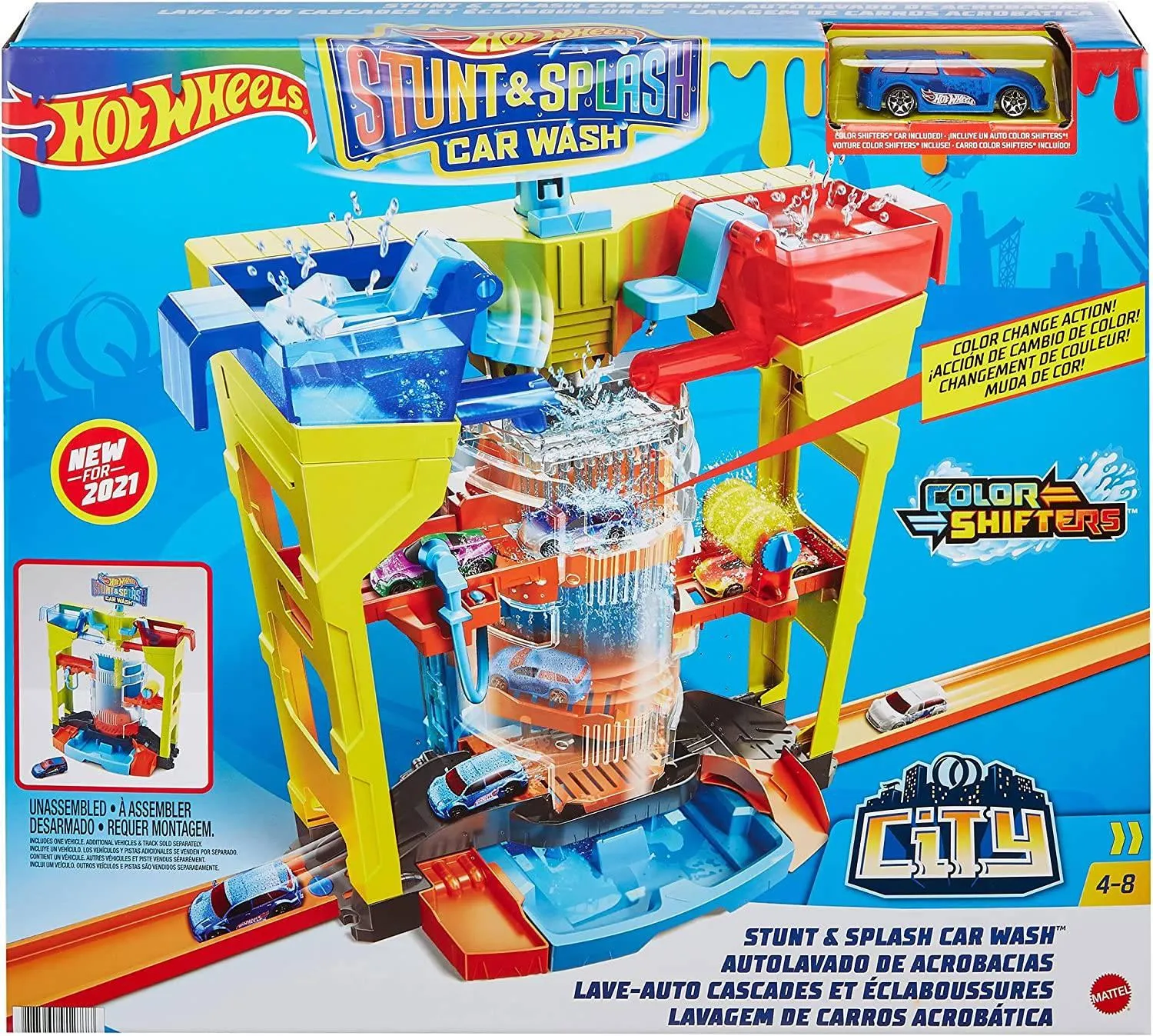 Hot Wheels Stunt & Splash Car Wash GRW37