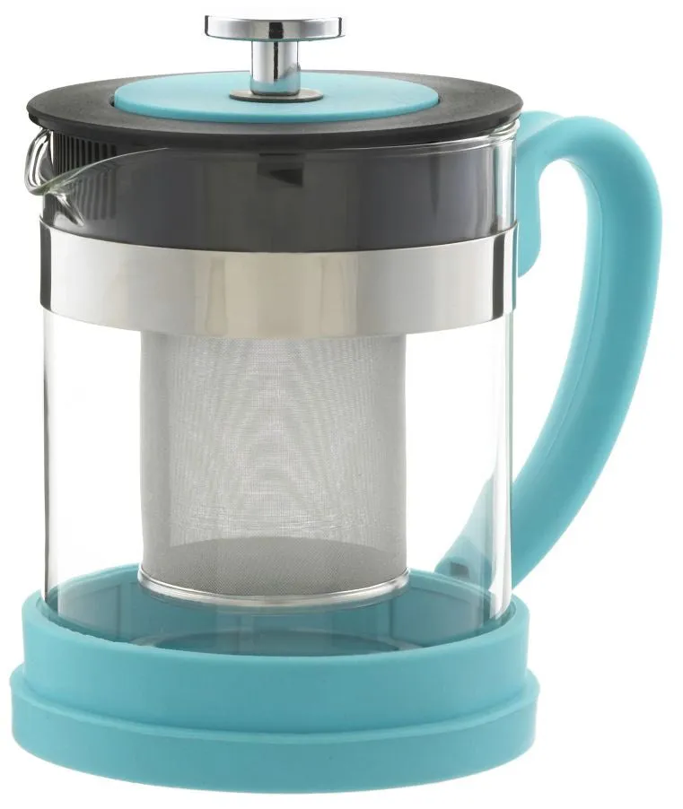 Infuser Teapot: GROSCHE Valencia - Blue, 600ml/20 fl. oz