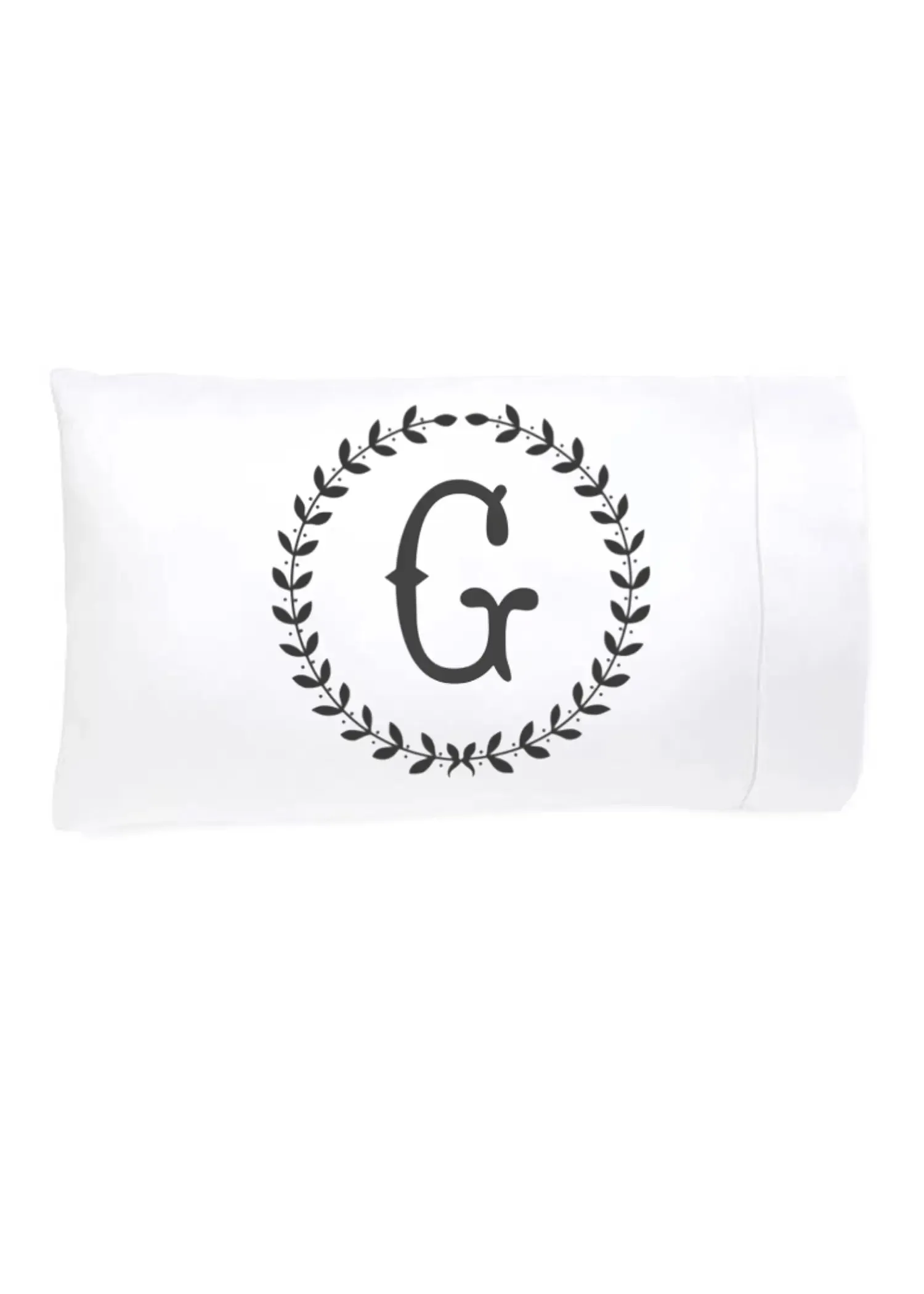 Initial "G" Luxury Bamboo Sateen Pillowcase