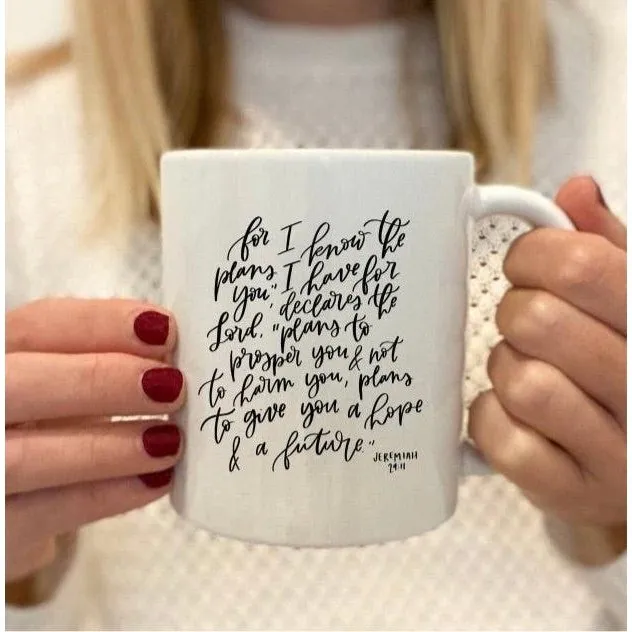 Jeremiah 29:11 Christian Mug