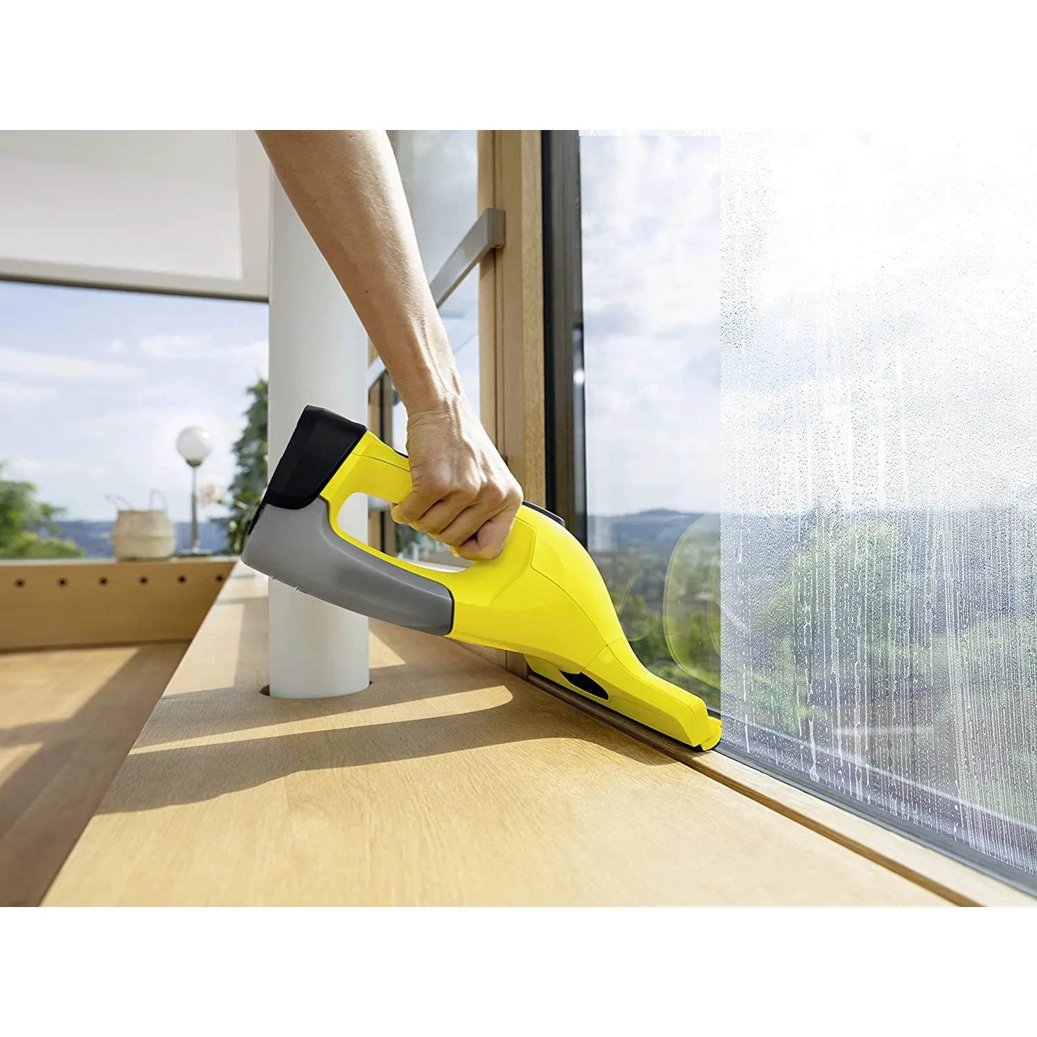 Karcher WV 6 Plus N Window Vacuum Cleaner, 10 W, 240 V (Yellow)- clearance