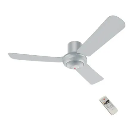 KDK R48SP White/Silver 120cm Remote Controlled Ceiling Fan