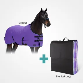 Kensington Bundle - 1200D Horse Light Weight Turnout & Blanket Bag