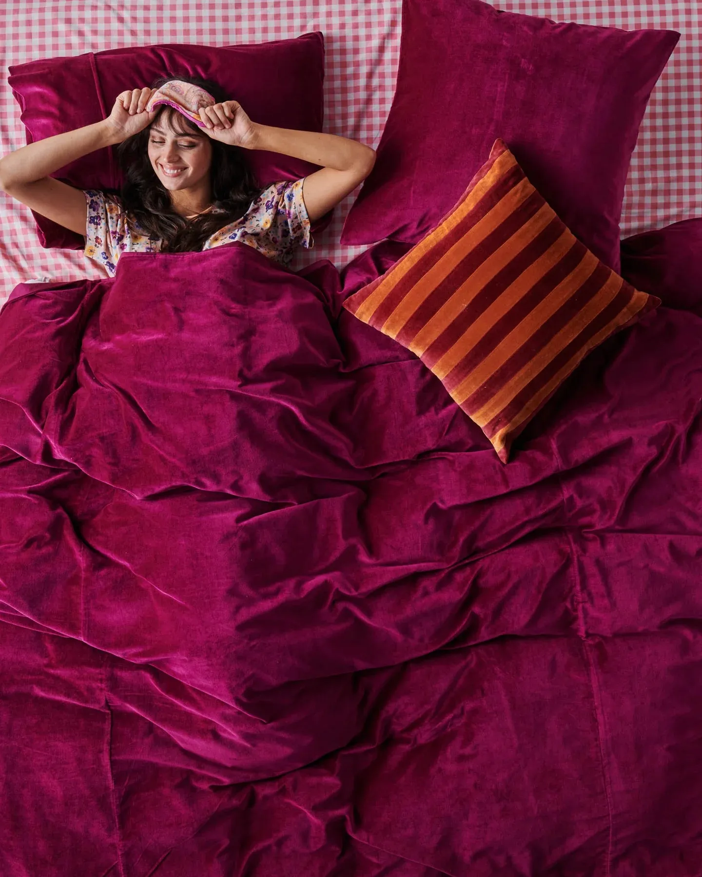 Kip & Co Anemone Velvet European Pillowcases