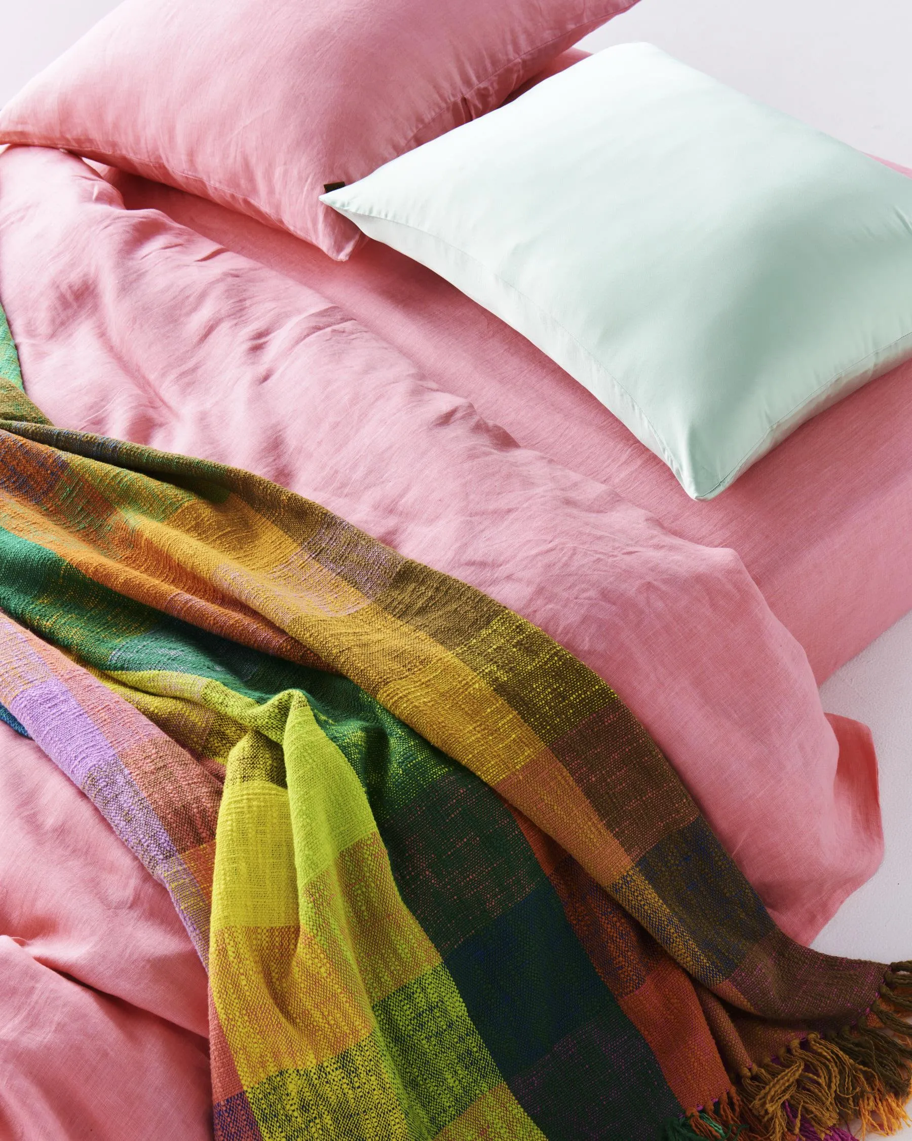 Kip & Co Silk Pillowcase - Honeydew