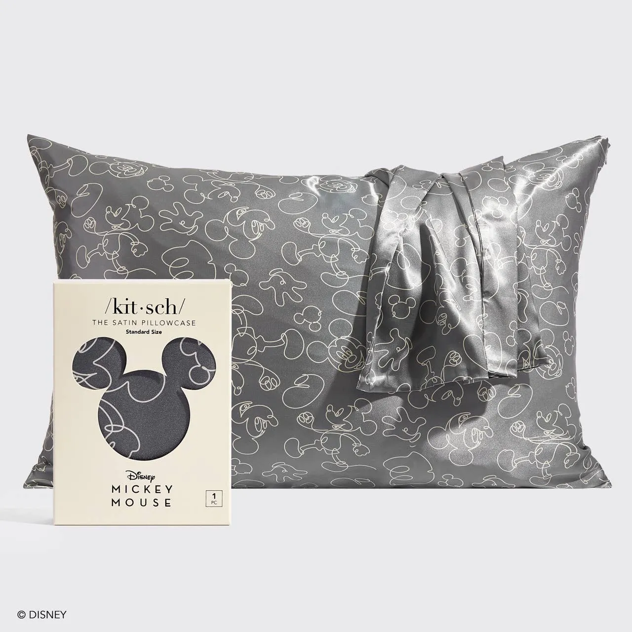 KITSCH - Kitsch & Mickey and Minnie Satin Pillowcase Mickey Magic