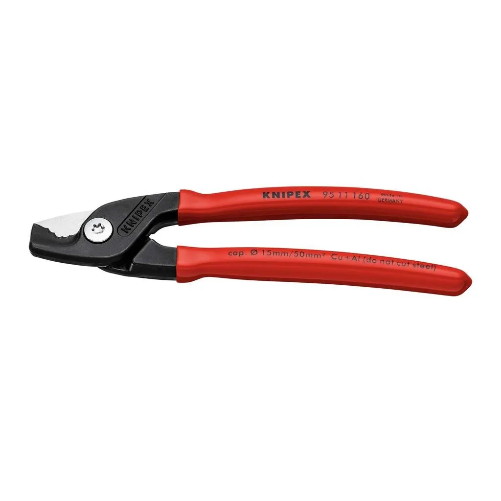 KNIPEX 9511160SBA STEPCUT CABLE SHEAR 6-1/3"