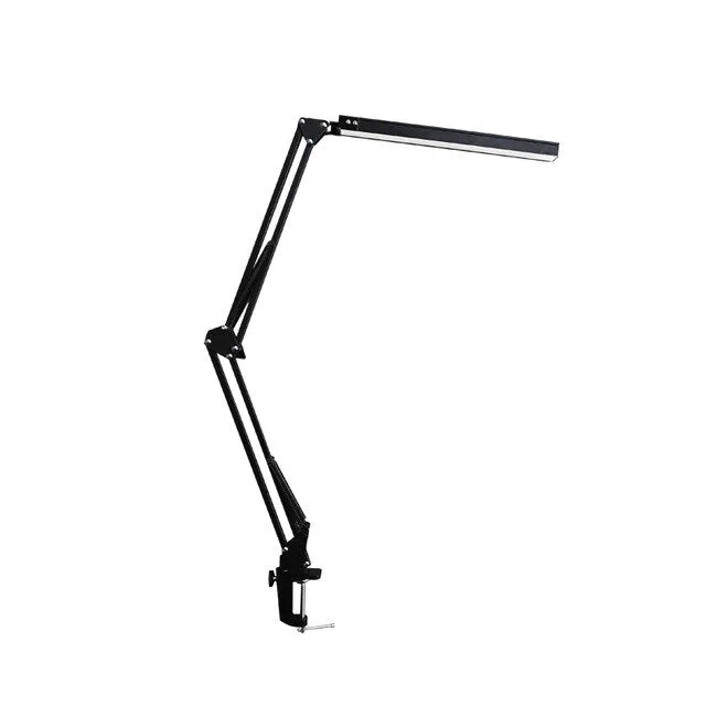 LED Folding Metal Long Arm Dimming Table Lamp