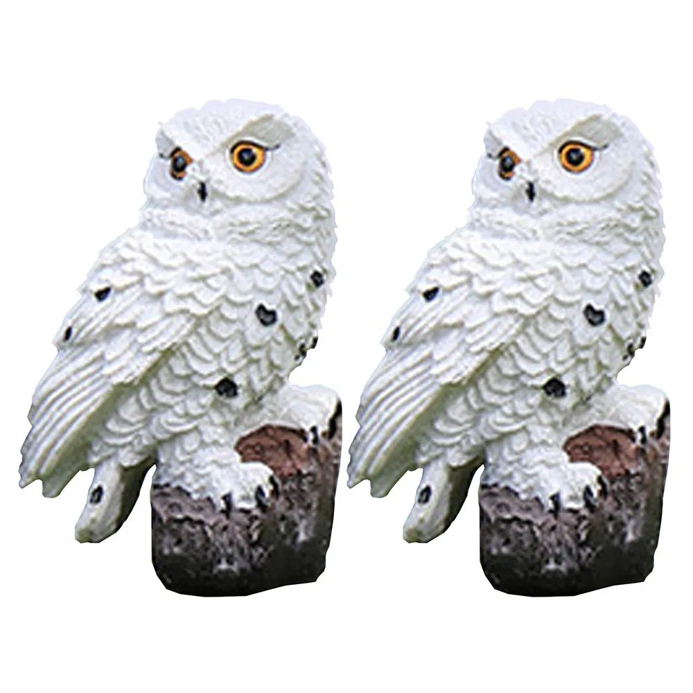 LED Garden Owl Solar Lights Patio Yard Lawn Waterproof Stake Lamp