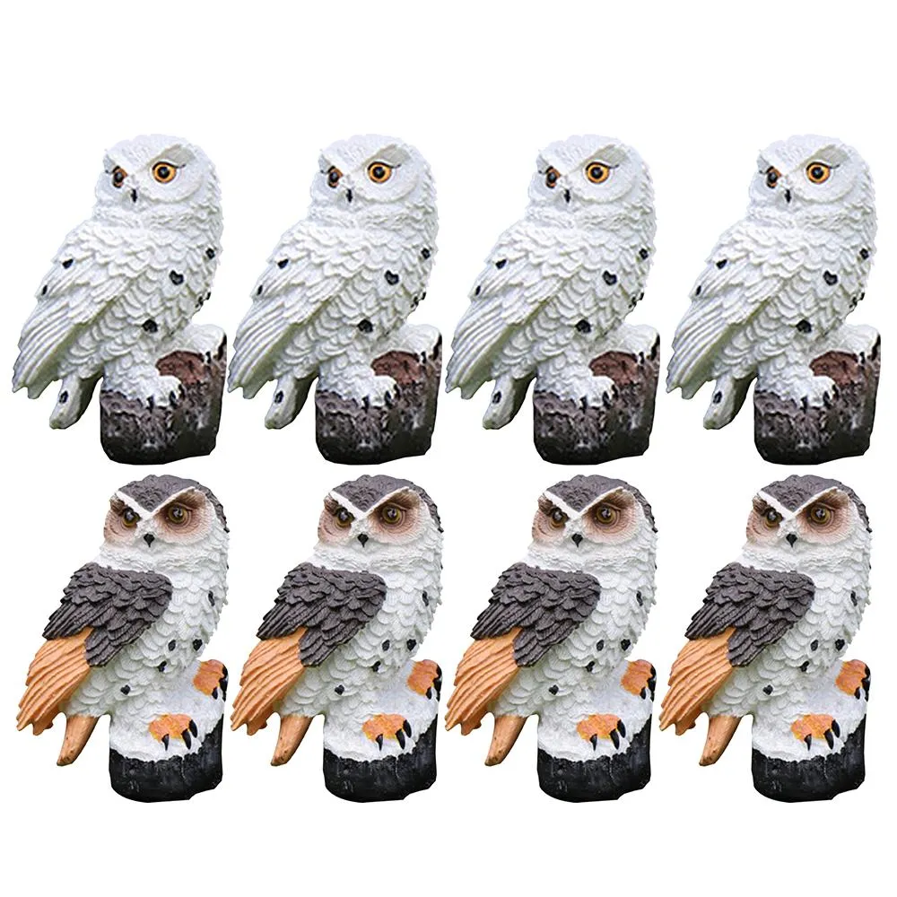 LED Garden Owl Solar Lights Patio Yard Lawn Waterproof Stake Lamp