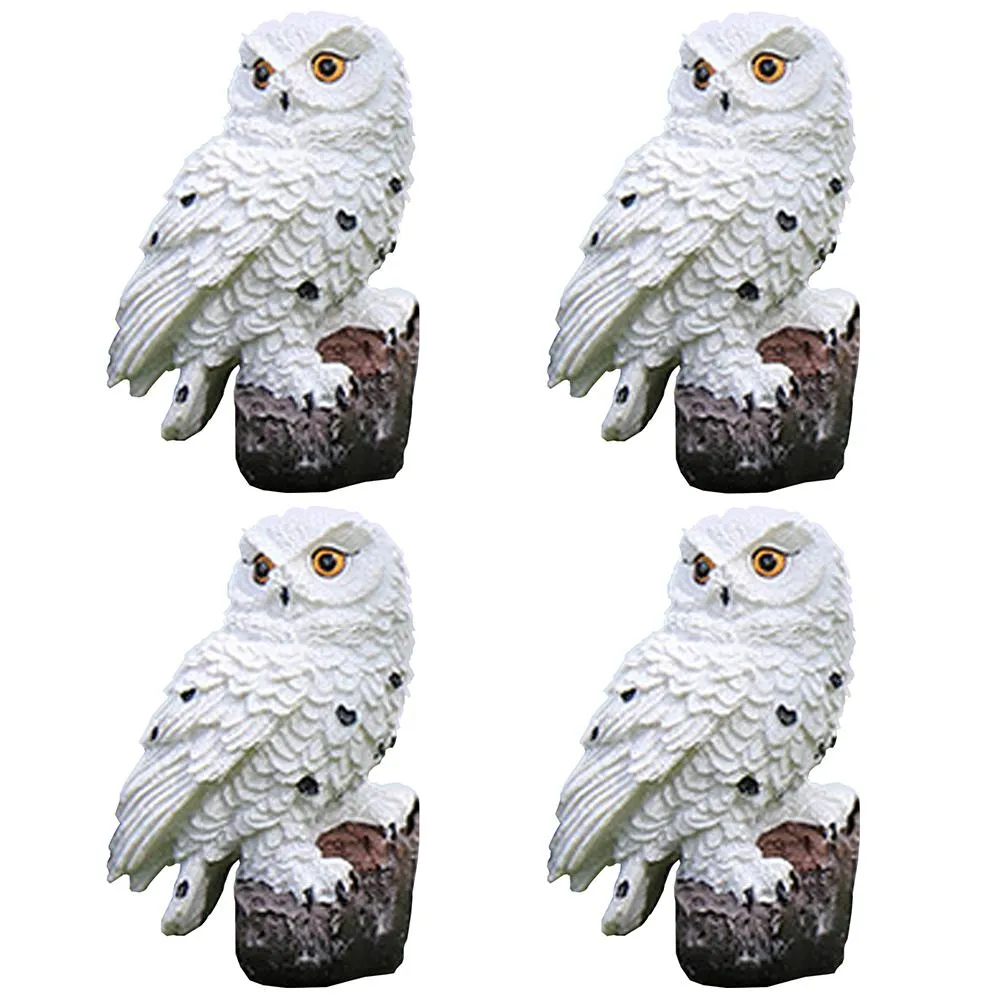 LED Garden Owl Solar Lights Patio Yard Lawn Waterproof Stake Lamp