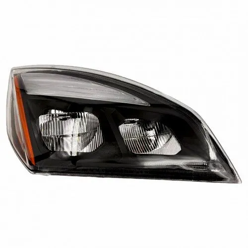 LED Headlight for 2018  Freightliner Cascadia - Black - Right