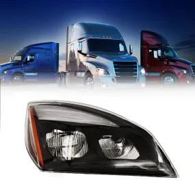 LED Headlight for 2018  Freightliner Cascadia - Black - Right