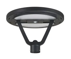 LED Solar Pathway Post Top Light, 2500 Lumens, 3000K or 4000K