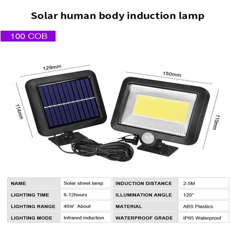 LED Split Solar Wall Light DB-104