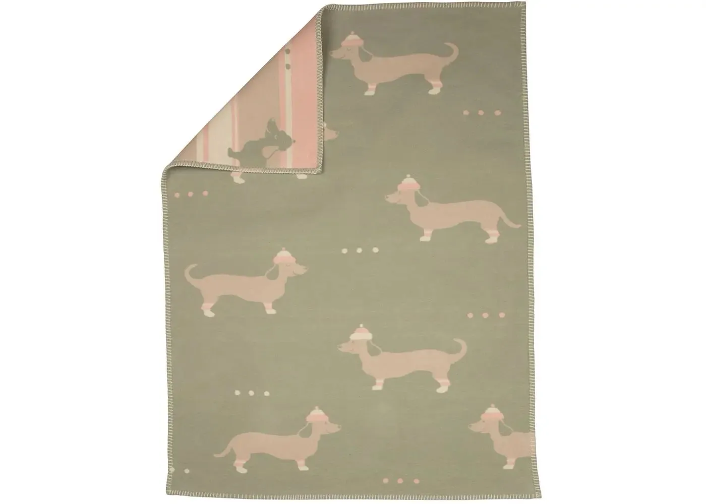 Lena Daschund 100% Organic Cotton Blanket - David Fussenegger