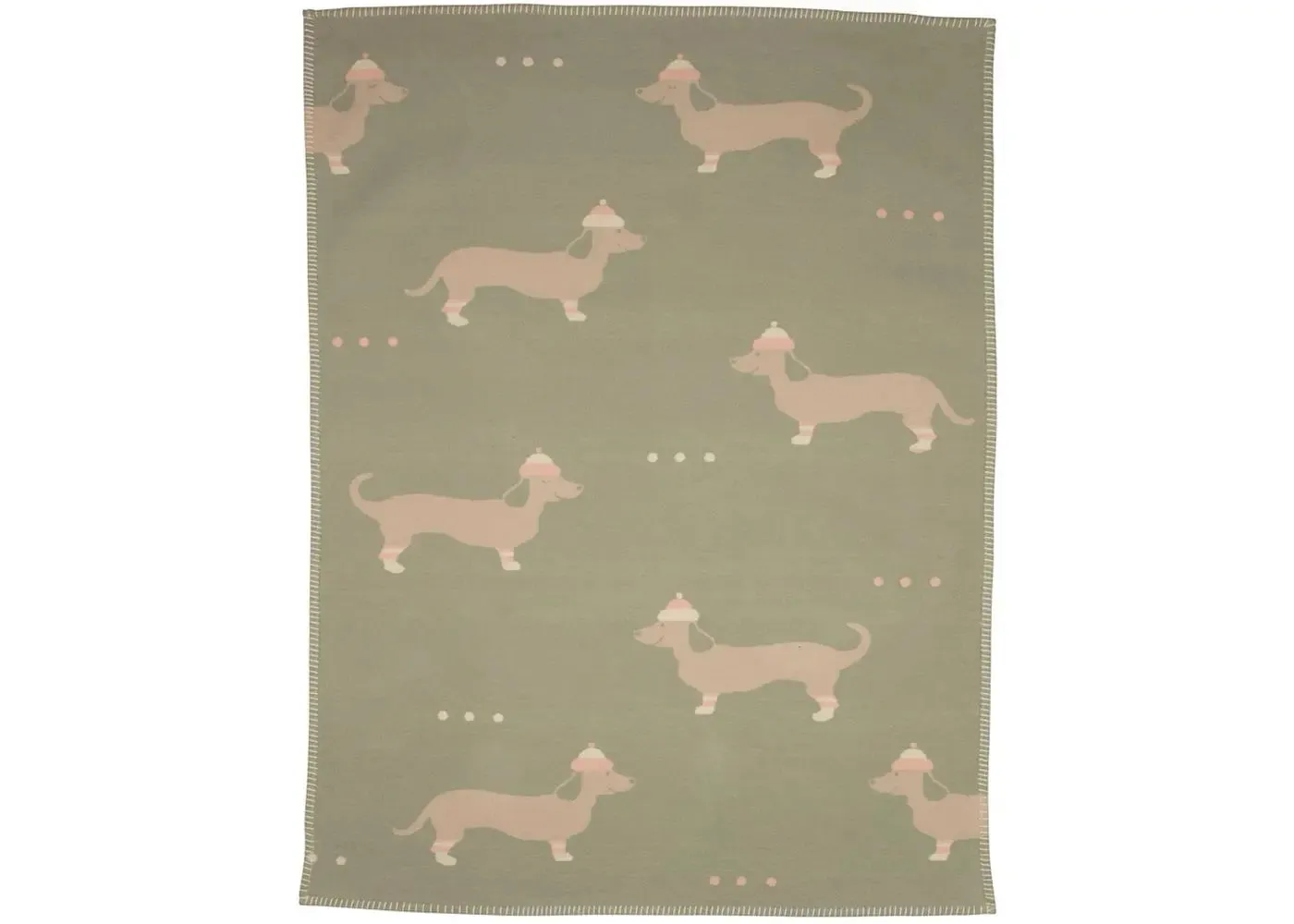 Lena Daschund 100% Organic Cotton Blanket - David Fussenegger