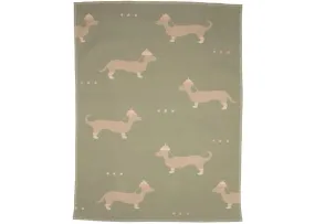 Lena Daschund 100% Organic Cotton Blanket - David Fussenegger