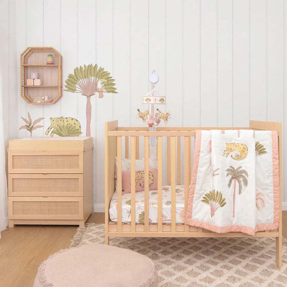 Lolli Living | 4-Piece Nursery Set - Tropical Mia   Free Matching Decal Set