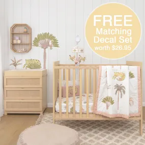 Lolli Living | 4-Piece Nursery Set - Tropical Mia   Free Matching Decal Set