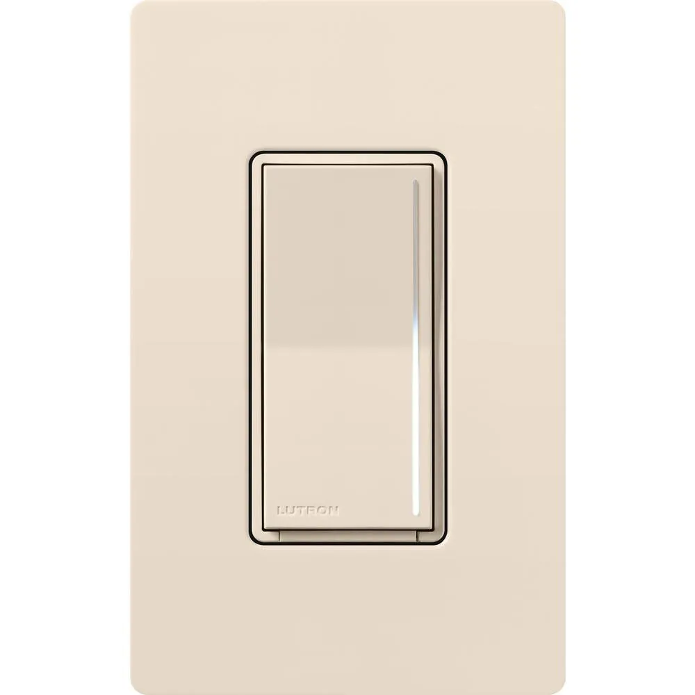 Lutron RadioRA 3 Sunnata Smart Companion Dimmer, Not for Standalone Use, Light Almond