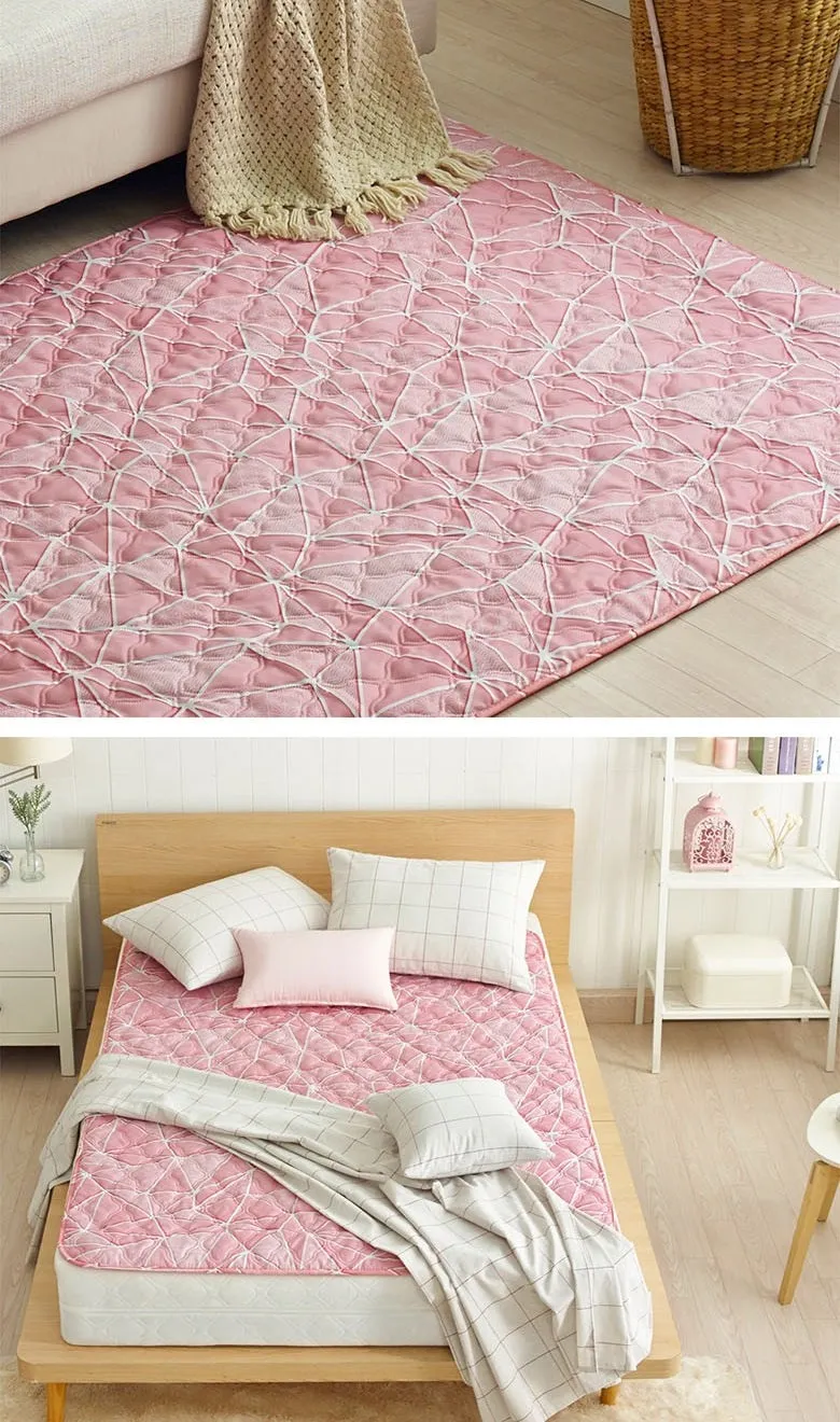 Made in Korea GOMPYO magnetic field free Electric blanket (topper) - Croque Pink