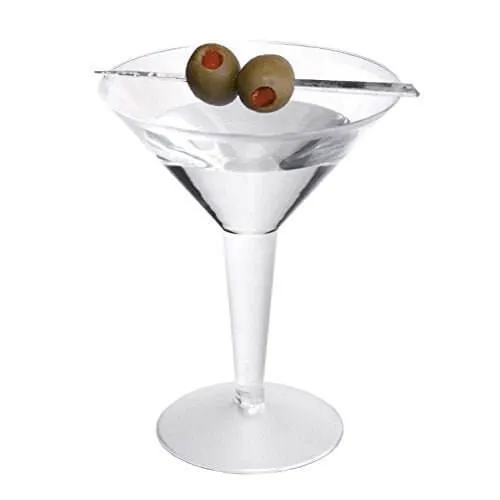 Martini Glass Clear - 2 piece