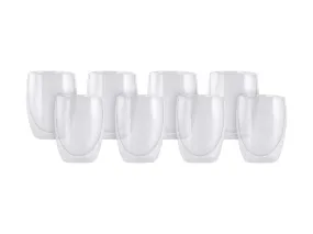 Maxwell & Williams Blend Double Wall Cup 350ML Set of 8 GB