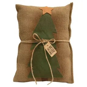 Merry Christmas Tree Decorative Pillow