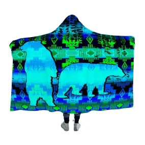 Midnight Bear Hooded Blanket