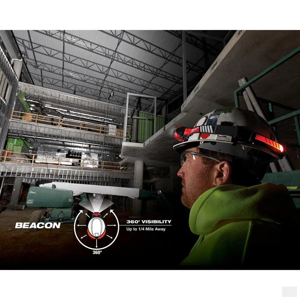 MILWAUKEE REDLITHIUM™ USB BEACON™ Hard Hat Light [2116-21]