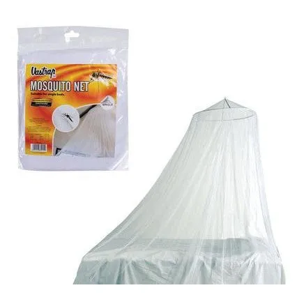 Mosquito Net Metal Ring Round Single 900x230x60cm