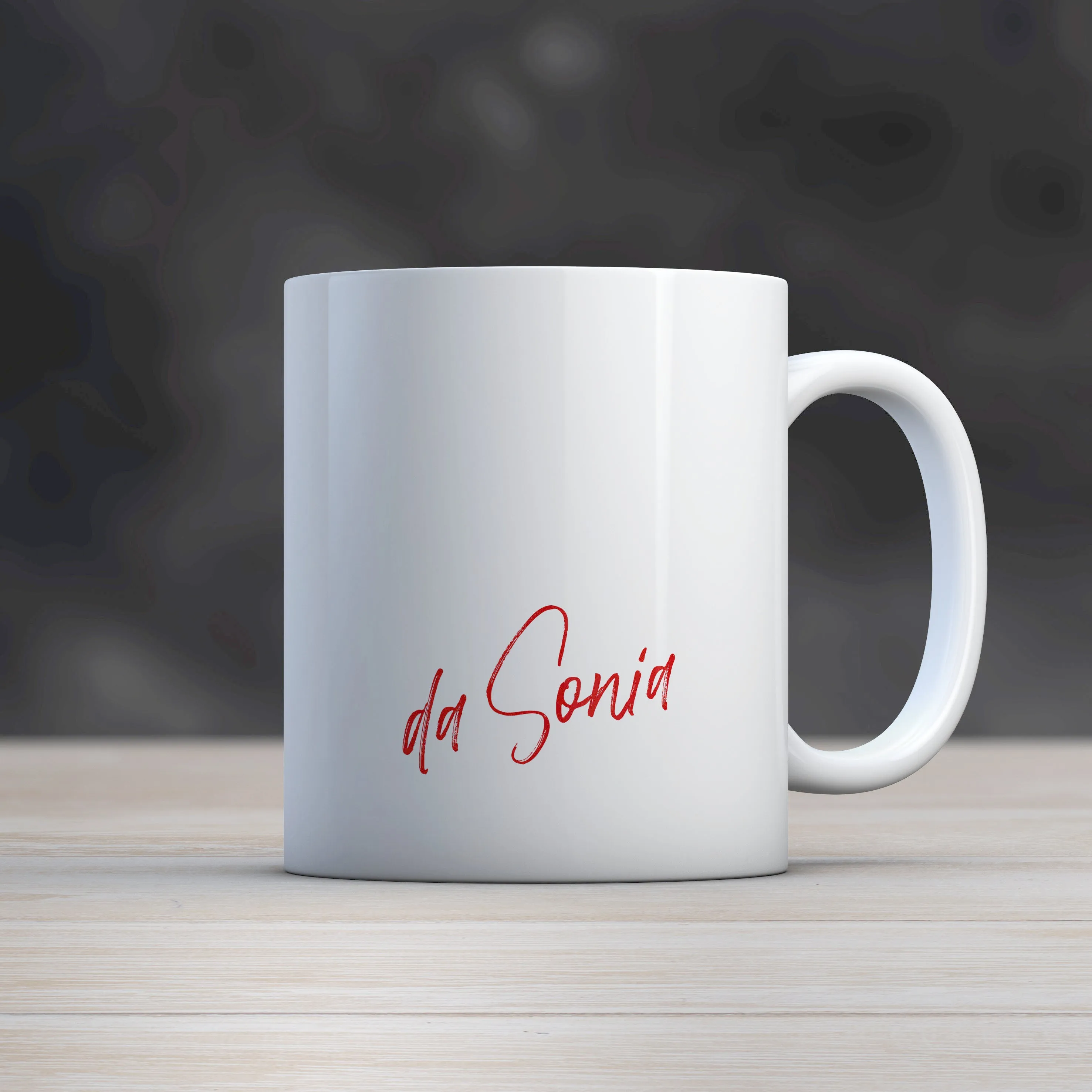 Mug "Ti amo anche oggi" con dedica personalizzata