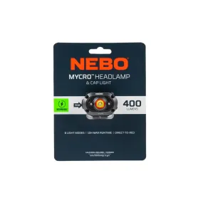 NEBO Mycro 400 lm Black LED Head Lamp