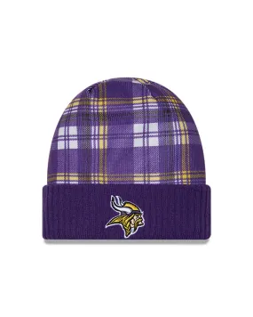 New Era Men's NFL Minnesota Vikings Sideline 24 Statement Cuffed Knit Toque