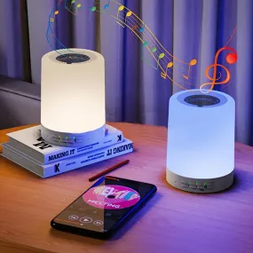 Night Light Speaker Wireless Table Lamp