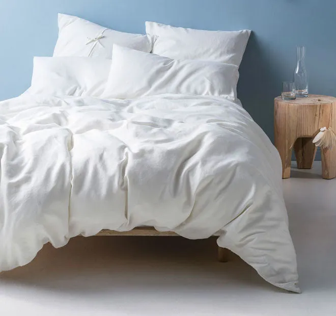 Nimes Linen Standard Pillowcase White