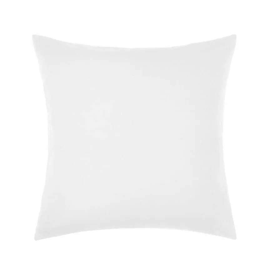 Nimes White Linen European Pillowcase by Linen House